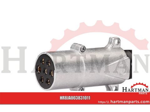 Wtyczka metalowa 7-biegunowa DIN/ISO 1185, zacisk listwowy