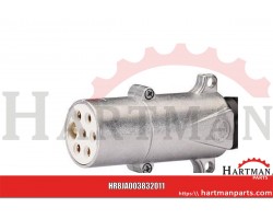 Wtyczka metalowa 7-biegunowa DIN/ISO 3731, zacisk listwowy